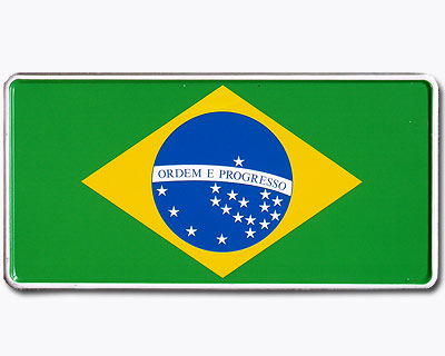 US plate - Brazil